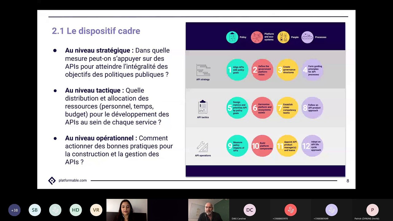 DINUM _ GT API - 17 nov 2020 - API Framework for digital government