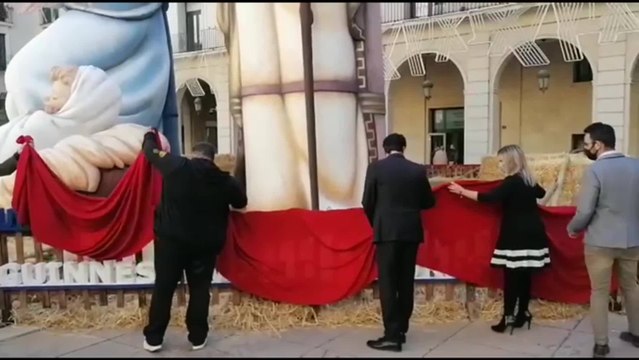 El belén 'Sagrada Familia' de Alicante entra en el libro Guinness