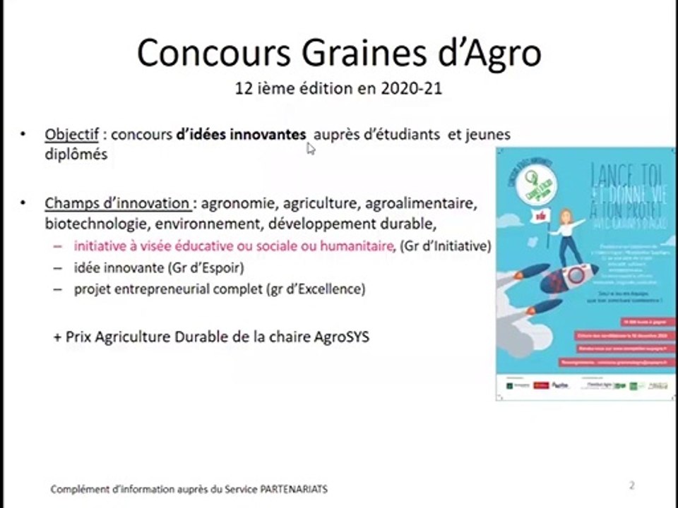 Tout savoir sur le concours Graines d'Agro