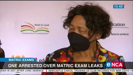 One arrested over matric exam leaks