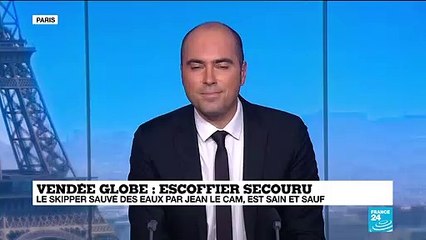 Vendée Globe 2020 : Escoffier secouru par Le Cam après avoir coulé son bateau