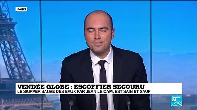 Vendée Globe 2020 : Escoffier secouru par Le Cam après avoir coulé son bateau