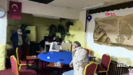 Kağıthane'de kahvehaneye korona baskını | Video