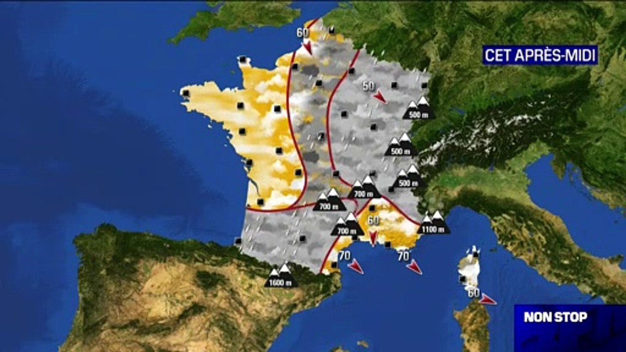 La météo pour ce mercredi 2 décembre 2020