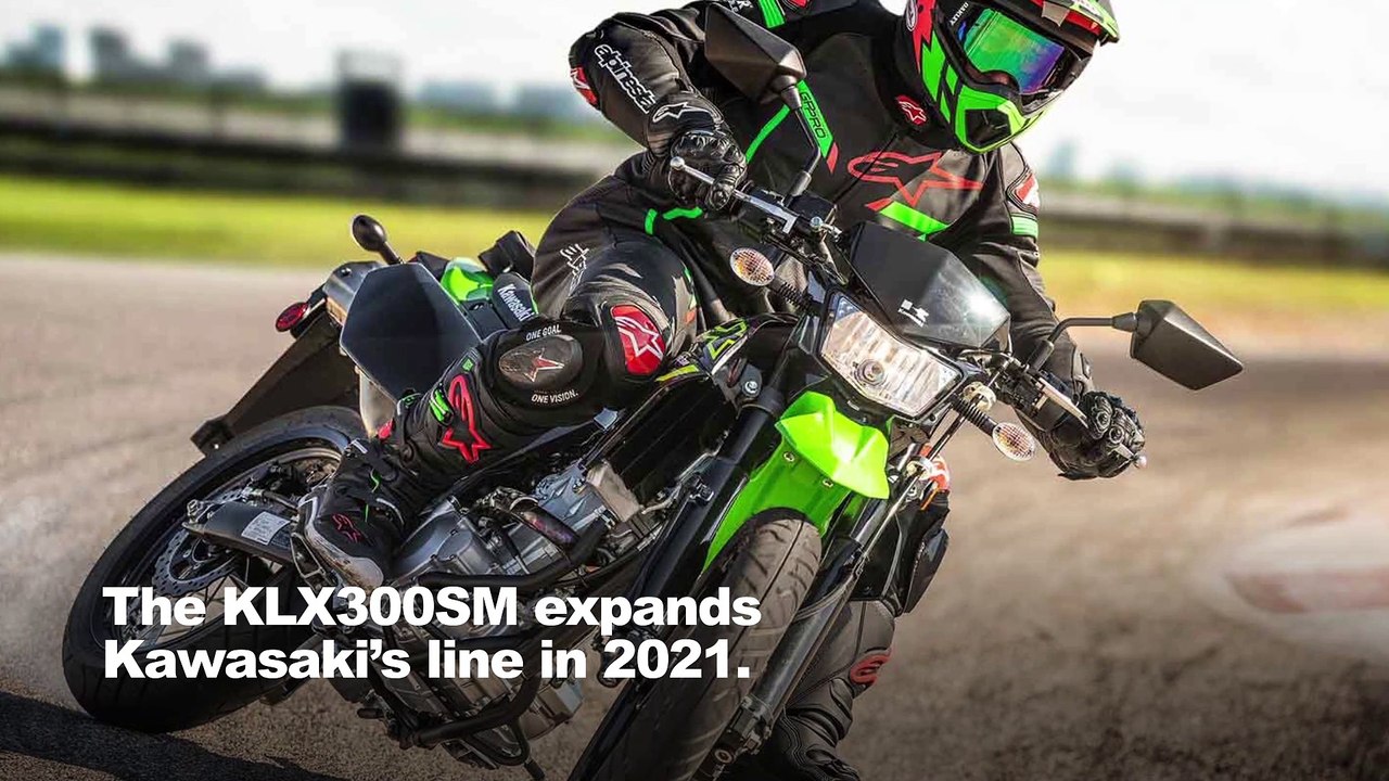 2021 Kawasaki KLX300SM First Look Preview