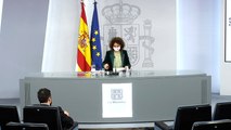 Montero en rueda de prensa tras el Consejo