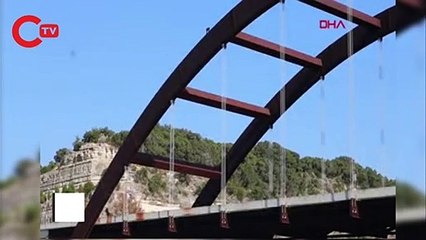 Köprüden atlayan YouTuber kafatasını böyle kırdı