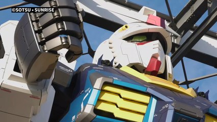 Riesiger Gundam-Roboter erwacht zum Leben