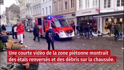 Trèves : une voiture fonce sur la foule
