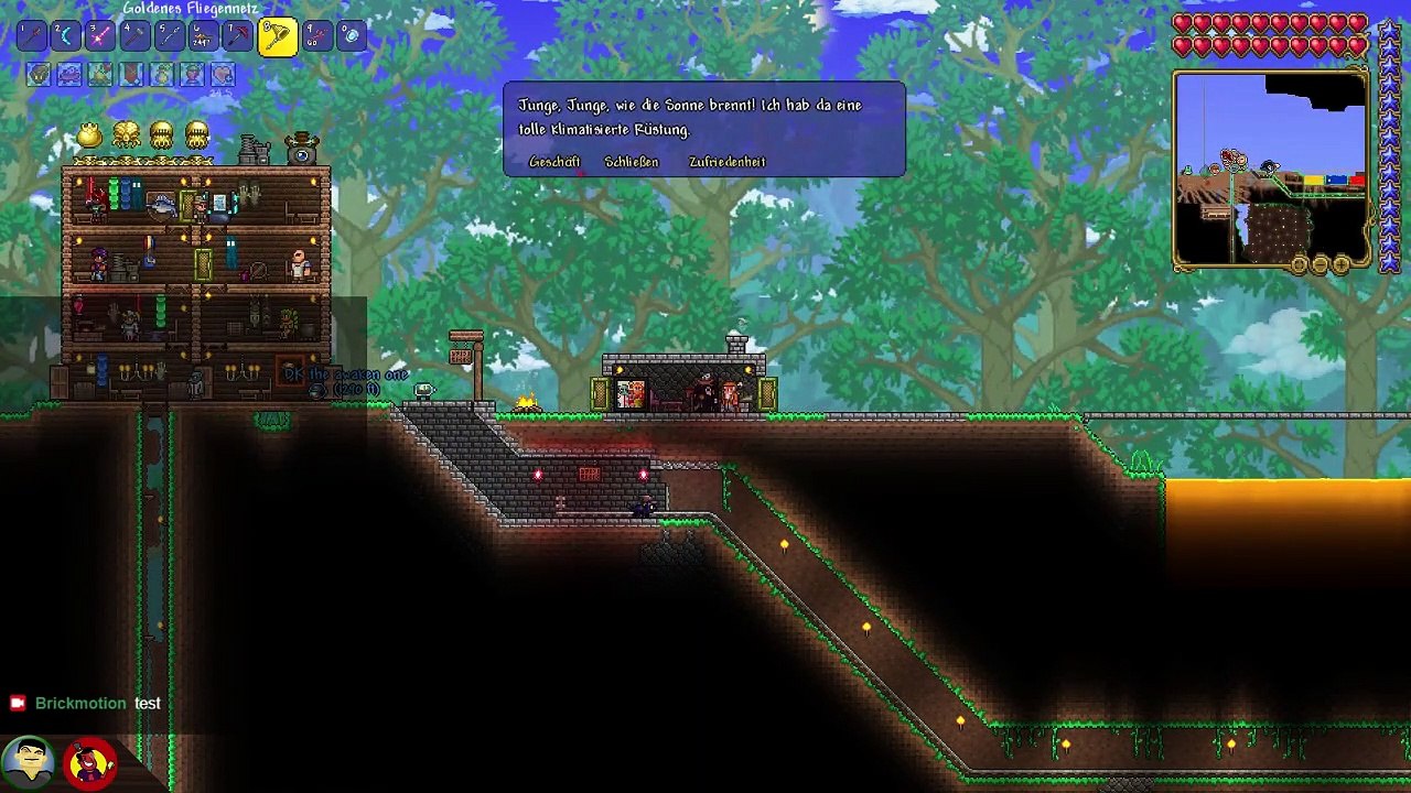 Terraria Let's Play 242: Bau der Wurm-Arena