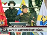 Padrino López: La FANB hoy despliega material electoral levantada en democracia junto al pueblo en paz