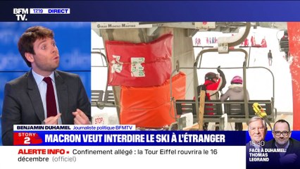 Story 2 : Emmanuel Macron veut interdire le ski à l'étranger - 01/12