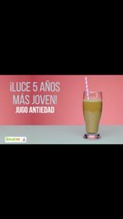 Luce 5 años mas joven con este jugo anti-edad | Salud180