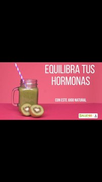 Equilibra tus hormonas con este jugo natural | Salud180