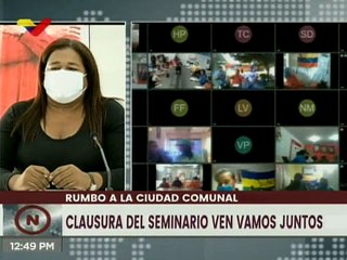 Clausura del Seminario Ven Vamos Juntos al Congreso de las Comunas 2.0