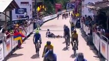 Cycling - Edisón Muñoz wins stage 2 of Clásico RCN 2020 and crashes solo while celebrating on the finish line