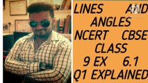 LINES AND ANGLES NCERT CBSE EX 6.1 Q1 EXPLAINED