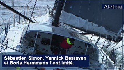 "Ta vie était plus importante que notre Vendée Globe" : le sauvetage hors norme de Kevin Escoffier