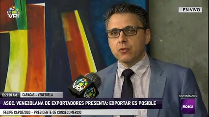 Asociación Venezolana de Exportadores presentó "Exportar es Posible" - Caracas - VPItv