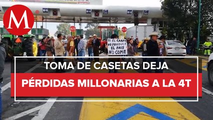 En 20 meses, la cuarta transformación perdió por toma de casetas 6 mil 132 mdp