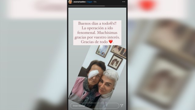 Ana María Aldón da la última hora sobre el estado de salud de su madre
