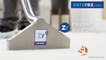 Zerorez ® uses a wand to dry carpeting after its cleaned
