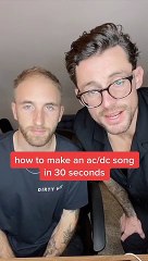 Faire un tube d'AC/DC en 30 sec