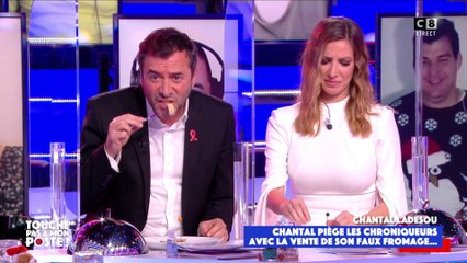 Chantal Ladesou piège les chroniqueurs avec la dégustation de "son" fromage