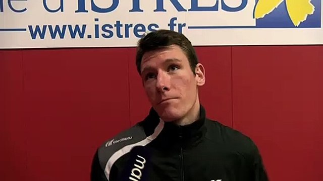 Enzo Angles après la défaite d'Istres Tennis de Table contre Hennebont