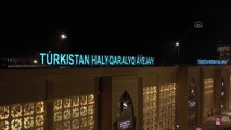 TÜRKİSTAN - Türk firması imzası taşıyan Türkistan Uluslararası Havalimanı hizmete açıldı