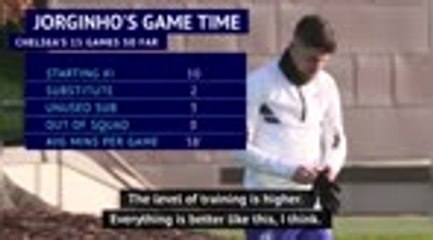 Jorginho enjoying fight for place at Chelsea