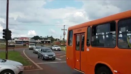 Semáforos do Trevo Cataratas apresentam problemas nesta tarde