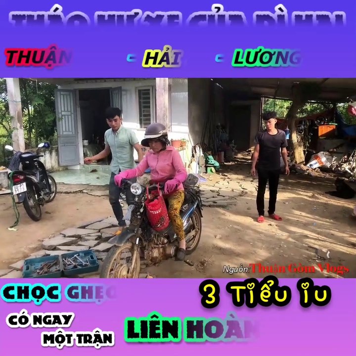 3 thằng tiểu iu tháo xe Dì Hai ăn ngay Liên Hoàng Chửi #1| FUNNY BOX