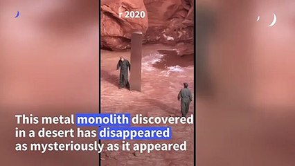 Mysterious monolith in US desert reportedly disappears