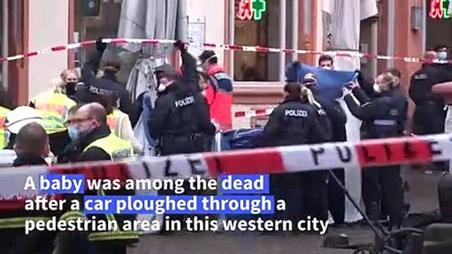 Germany: Trier officials react after car tears through pedestrian zone killing at least 2