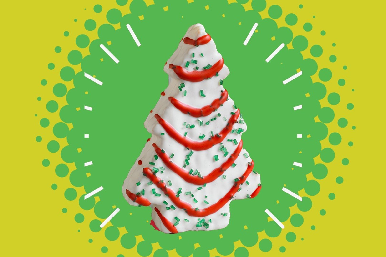 Holiday Digital Download Little Debbie Tis The Season PNG Christmas Tree Snack Design