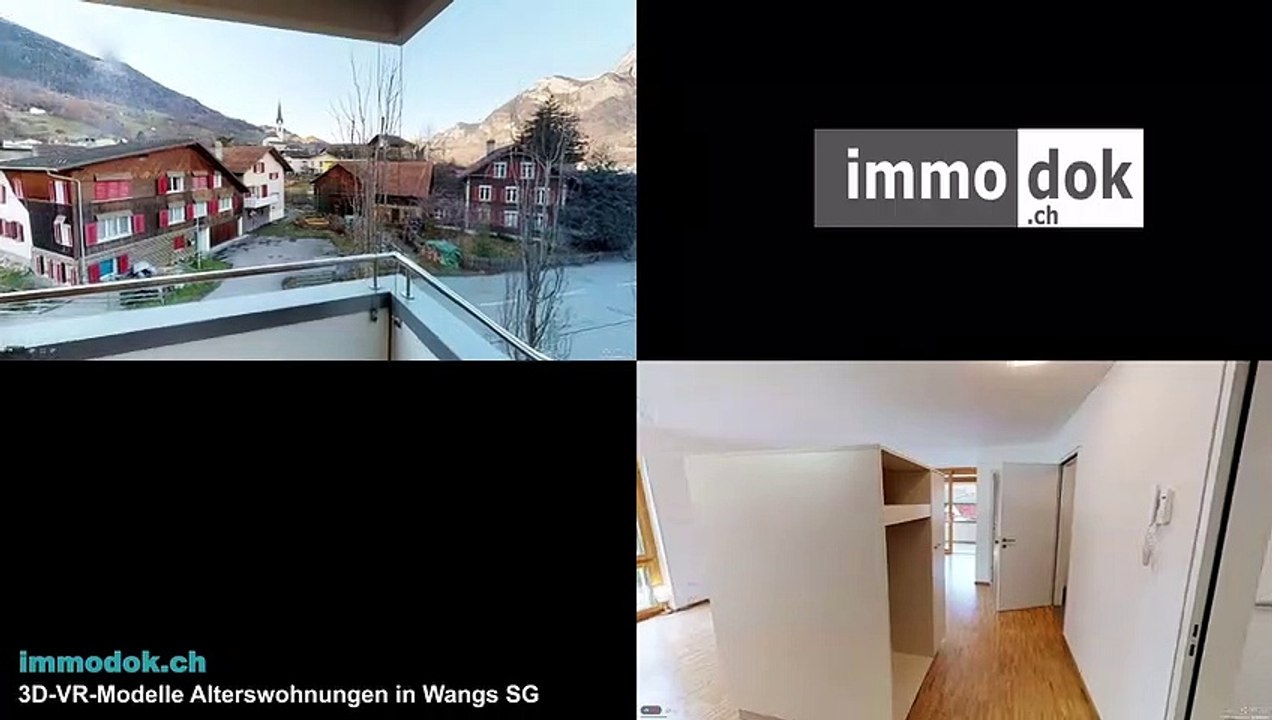 3D-Aufnahmen Alterswohnungen in Wangs