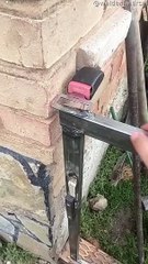 Welder Makes Creative Iron Gate Using Seatbelt