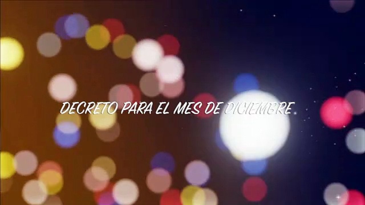 DECRETO PARA EL MES DE DICIEMBRE