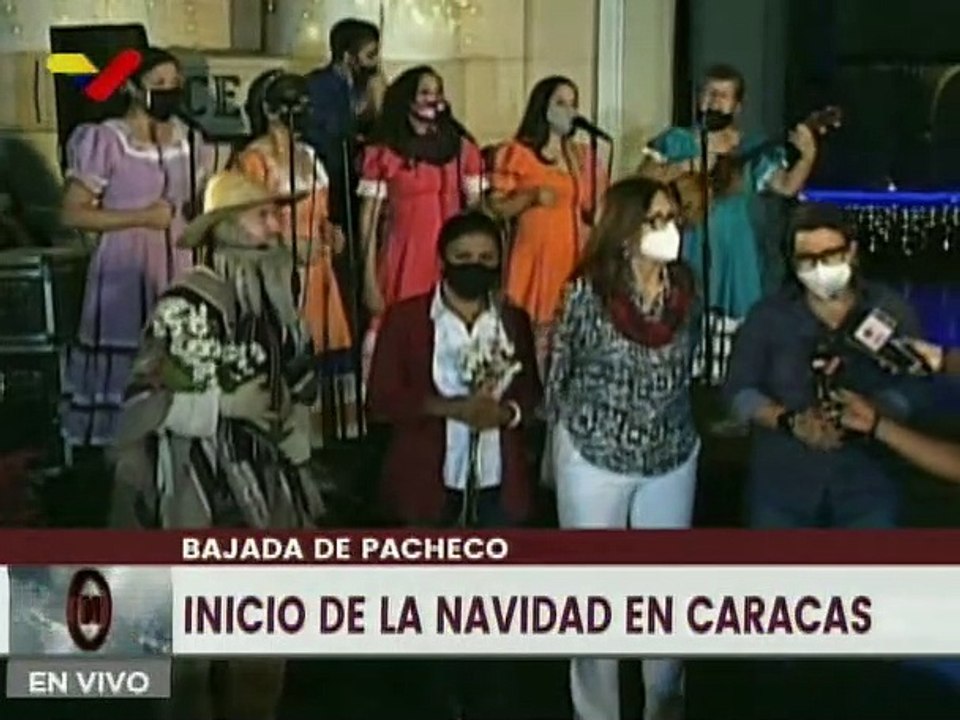Caracas celebra la tradicional Bajada de Pacheco en estas Navidades Felices 2020