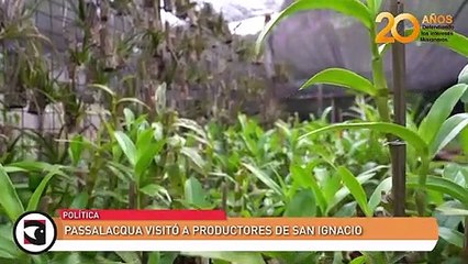 Passalacqua visitó a productores de San Ignacio