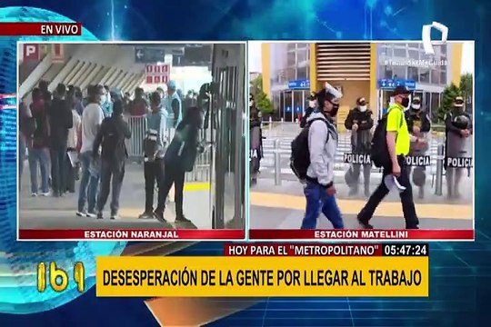 Metropolitano: esta es la situación por reducción del servicio al 25% de operaciones