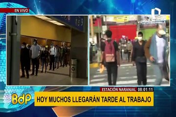 Vocero de la ATU informa que servicio del Metropolitano se restablecerá al mediodía