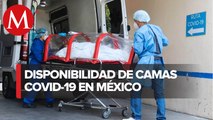 Durango, CdMx y NL con mayor ocupación de camas para atención general por covid-19
