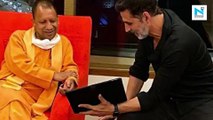 Akshay Kumar meets Uttar Pradesh CM Yogi Adityanath in Mumbai