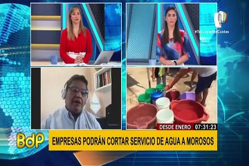 Sectores de pobreza extrema quedan exentos de cortes de agua por morosidad