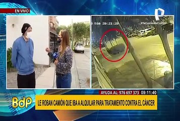 Roban camión a joven que iba alquilar para pagar su tratamiento oncológico