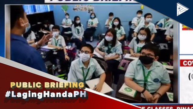 #LagingHanda | Pagbabalik ng face-to-face classes, pinag-aaralan na