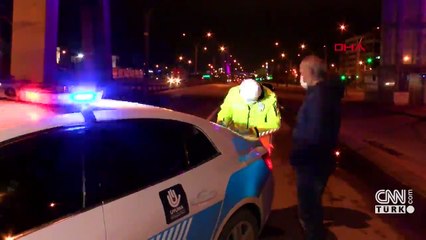 Kısıtlamanın ilk gecesinde kurala uymayanlara ceza yağdı | Video