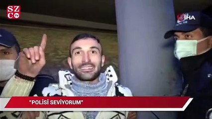 "Polisi seviyorum" dedi, 3 bin 186 TL para cezası yedi